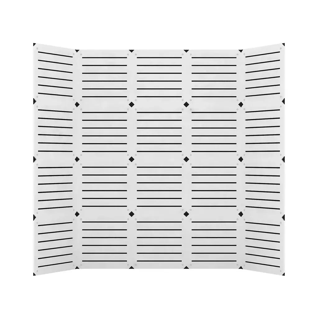 8’ Modular Slatwall Display - Optional Graphics and Monitor Mount GOGO Tradeshow