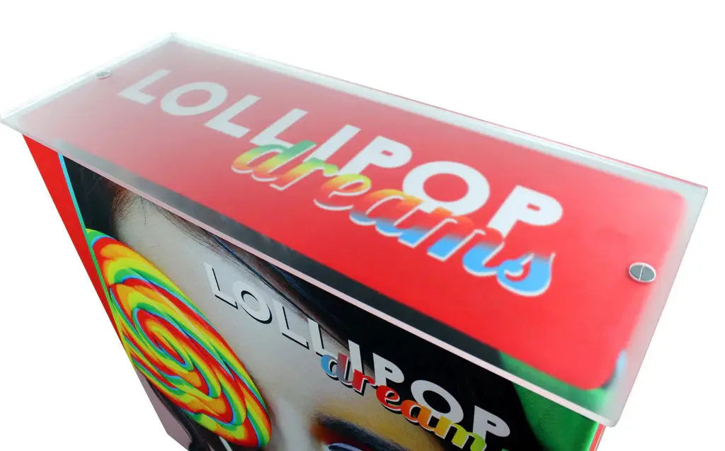 Printed Fabric Greeting Counter GOGO Tradeshow