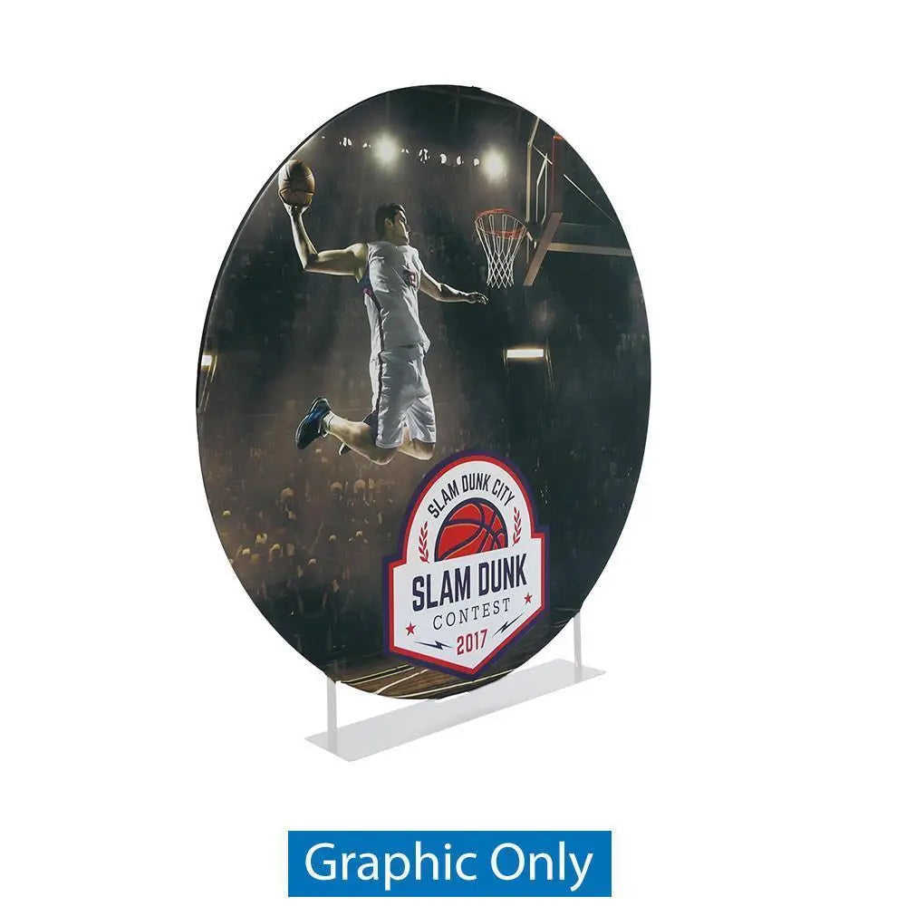 Replacement Graphic for 7' Circle Display GOGO Tradeshow