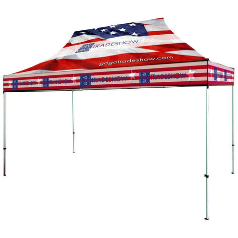 15' Full Color UV Printed Pop Up Tent