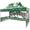 Printed Side and Backwall Options for 15' UV Printed Tent