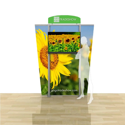 Freestanding Hybrid Monitor Display GOGO Tradeshow