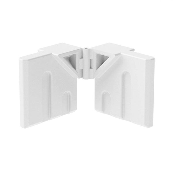 Panel Connectors - CH2P Pure White Top Hinge Connector | GOGO Panels