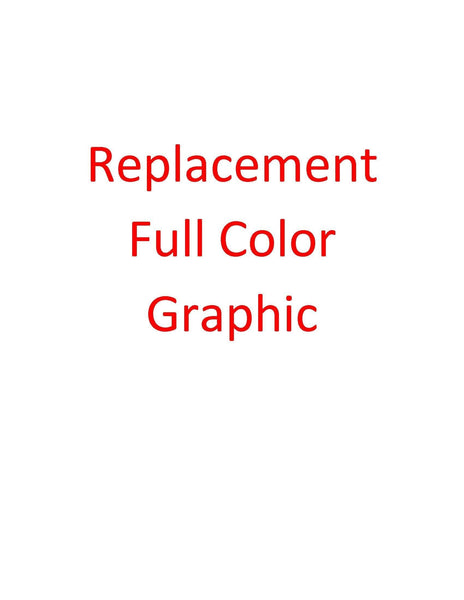 Replacement fabric graphic