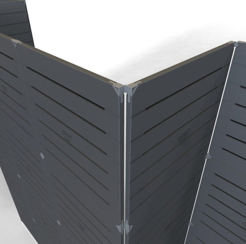 GOGO Panels - CH2B - Black Top Hinge Connector