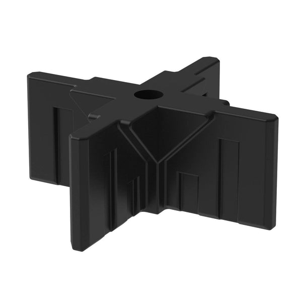 Panel Connectors - CX2B Black Top 4-Way | GOGO Panels